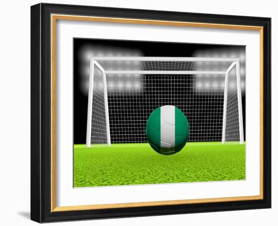 Soccer Nigeria-koufax73-Framed Art Print