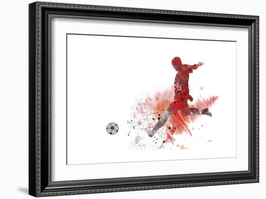 Soccer Player 01-Marlene Watson-Framed Giclee Print