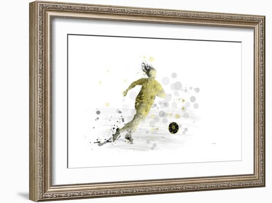 Soccer Player 09-Marlene Watson-Framed Giclee Print