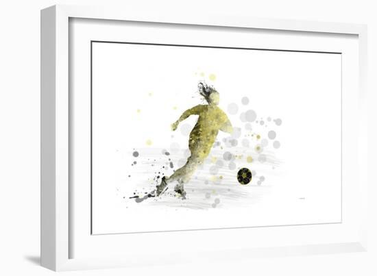 Soccer Player 09-Marlene Watson-Framed Giclee Print