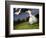 Soccer Player Kicking Ball-Randy Faris-Framed Photographic Print