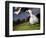 Soccer Player Kicking Ball-Randy Faris-Framed Photographic Print