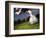 Soccer Player Kicking Ball-Randy Faris-Framed Photographic Print