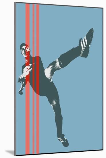 Soccer player-null-Mounted Giclee Print