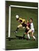 Soccer Players in Action-null-Mounted Photographic Print