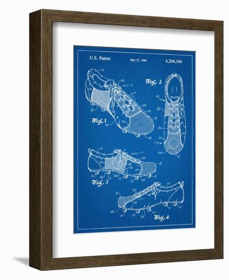 Soccer Shoes Patent-null-Framed Art Print