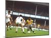 Soccer Star Pele in Action During World Cup Competition-null-Mounted Premium Photographic Print