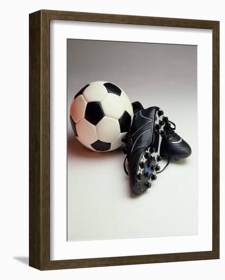 Soccer Still Life-null-Framed Photographic Print