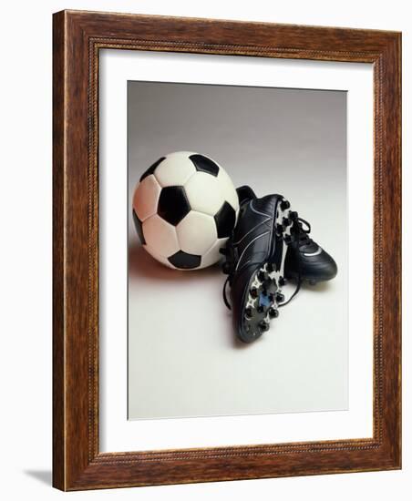 Soccer Still Life-null-Framed Photographic Print