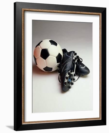 Soccer Still Life-null-Framed Photographic Print