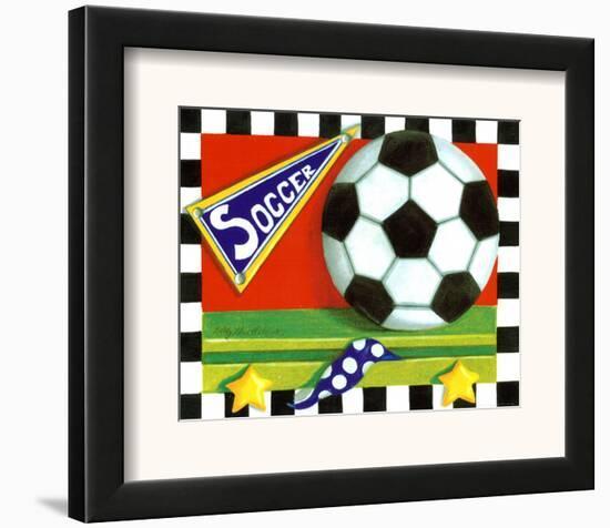 Soccer-Kathy Middlebrook-Framed Art Print