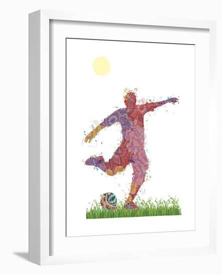 Soccer-Teofilo Olivieri-Framed Giclee Print