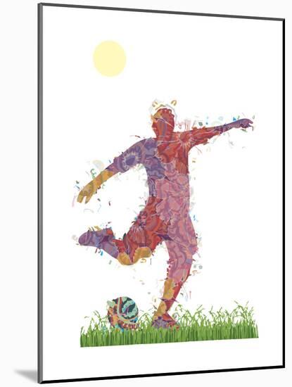 Soccer-Teofilo Olivieri-Mounted Giclee Print