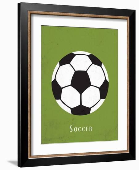 Soccer-null-Framed Premium Giclee Print