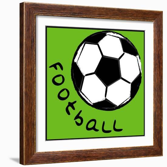 Soccerball-null-Framed Giclee Print