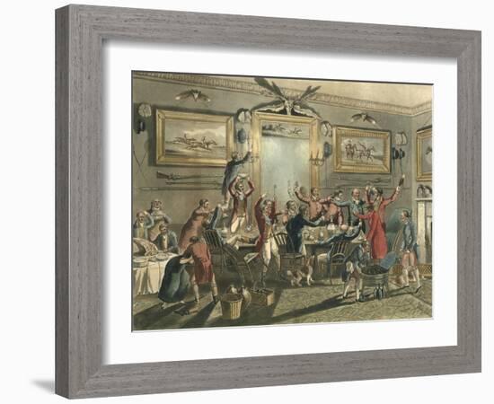 Social, Drinking Party-Henry Thomas Alken-Framed Art Print