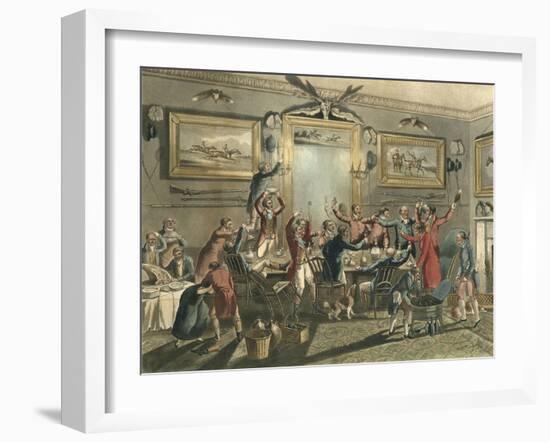 Social, Drinking Party-Henry Thomas Alken-Framed Art Print