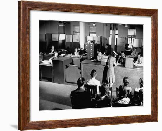 Social Security Office-Hansel Mieth-Framed Premium Photographic Print