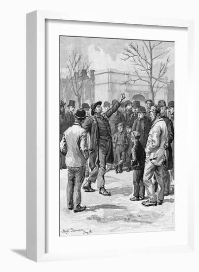 Socialism in Hyde Park-Hugh Thomson-Framed Art Print