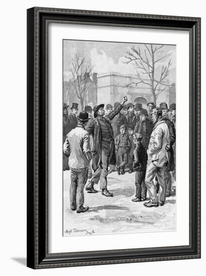 Socialism in Hyde Park-Hugh Thomson-Framed Art Print