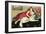 Socialite with Borzoi-null-Framed Art Print