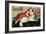 Socialite with Borzoi-null-Framed Art Print