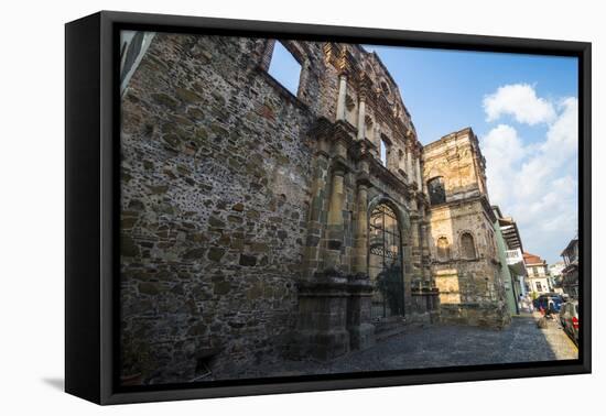 Society of Jesus, Casco Viejo, UNESCO World Heritage Site, Panama City, Panama, Central America-Michael Runkel-Framed Premier Image Canvas