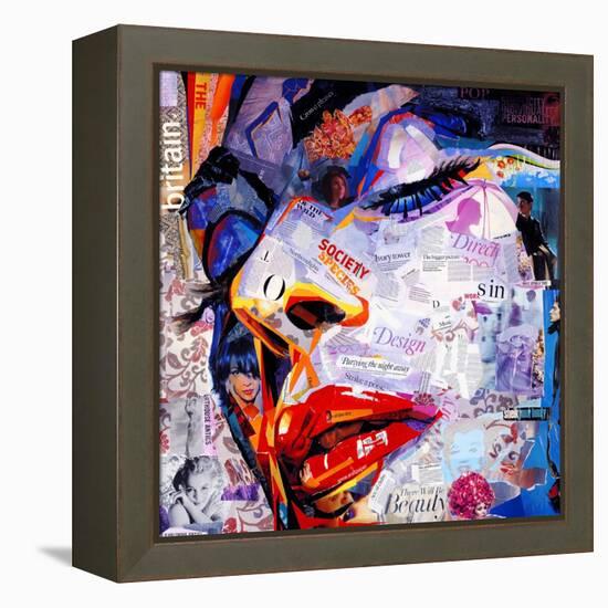 Society-James Grey-Framed Stretched Canvas