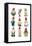 Sock Garden Gnomes-Hanna Melin-Framed Stretched Canvas