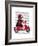 Sock Monkey on Moped-Fab Funky-Framed Premium Giclee Print