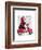 Sock Monkey on Moped-Fab Funky-Framed Art Print