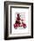 Sock Monkey on Moped-Fab Funky-Framed Art Print