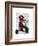 Sock Monkey on Tricycle-Fab Funky-Framed Premium Giclee Print