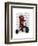 Sock Monkey on Tricycle-Fab Funky-Framed Art Print