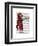 Sock Monkey Playing Trumpet-Fab Funky-Framed Art Print