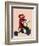 Sock Monkey Tricycle-Fab Funky-Framed Art Print