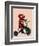 Sock Monkey Tricycle-Fab Funky-Framed Art Print