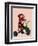 Sock Monkey Tricycle-Fab Funky-Framed Art Print