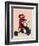 Sock Monkey Tricycle-Fab Funky-Framed Art Print