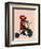 Sock Monkey Tricycle-Fab Funky-Framed Art Print