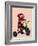 Sock Monkey Tricycle-Fab Funky-Framed Art Print