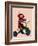 Sock Monkey Tricycle-Fab Funky-Framed Art Print