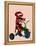Sock Monkey Tricycle-Fab Funky-Framed Stretched Canvas