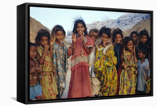 Socotran Children-Diccon Alexander-Framed Premier Image Canvas