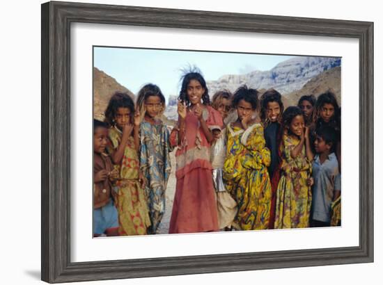 Socotran Children-Diccon Alexander-Framed Photographic Print