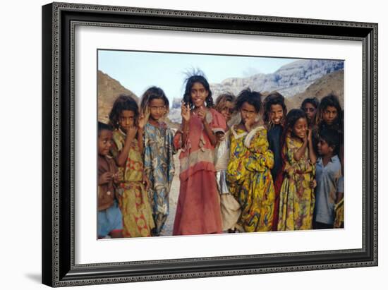 Socotran Children-Diccon Alexander-Framed Photographic Print