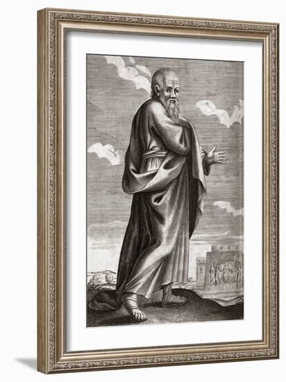 Socrates, Greek Philosopher-Middle Temple Library-Framed Photographic Print