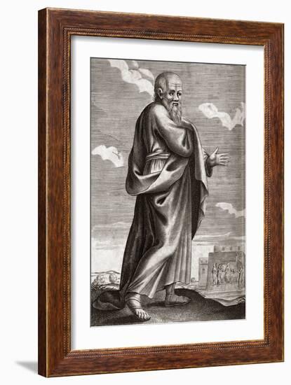 Socrates, Greek Philosopher-Middle Temple Library-Framed Photographic Print