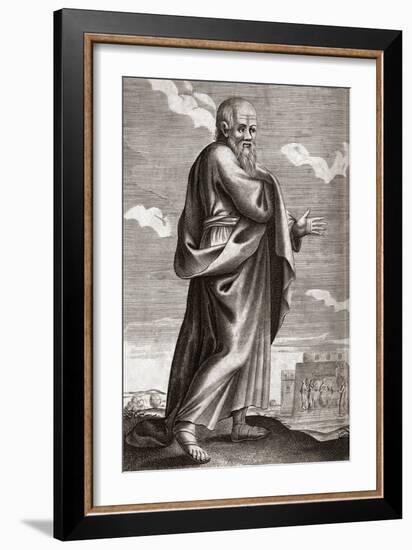 Socrates, Greek Philosopher-Middle Temple Library-Framed Photographic Print