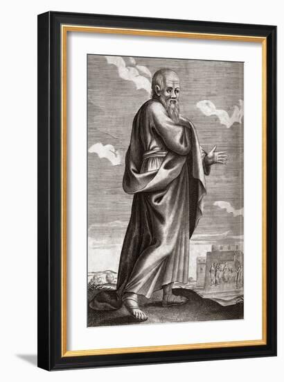 Socrates, Greek Philosopher-Middle Temple Library-Framed Photographic Print